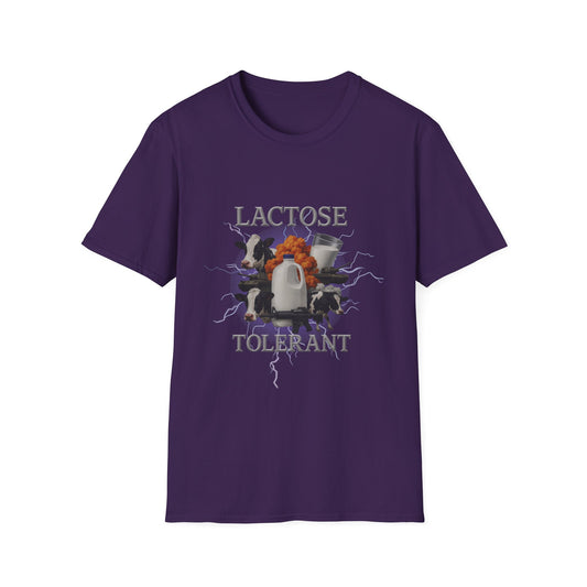 Lactose Tolerant Tee 🥛 Funny Chaos Milk Lover & Dairy Humour Shirt