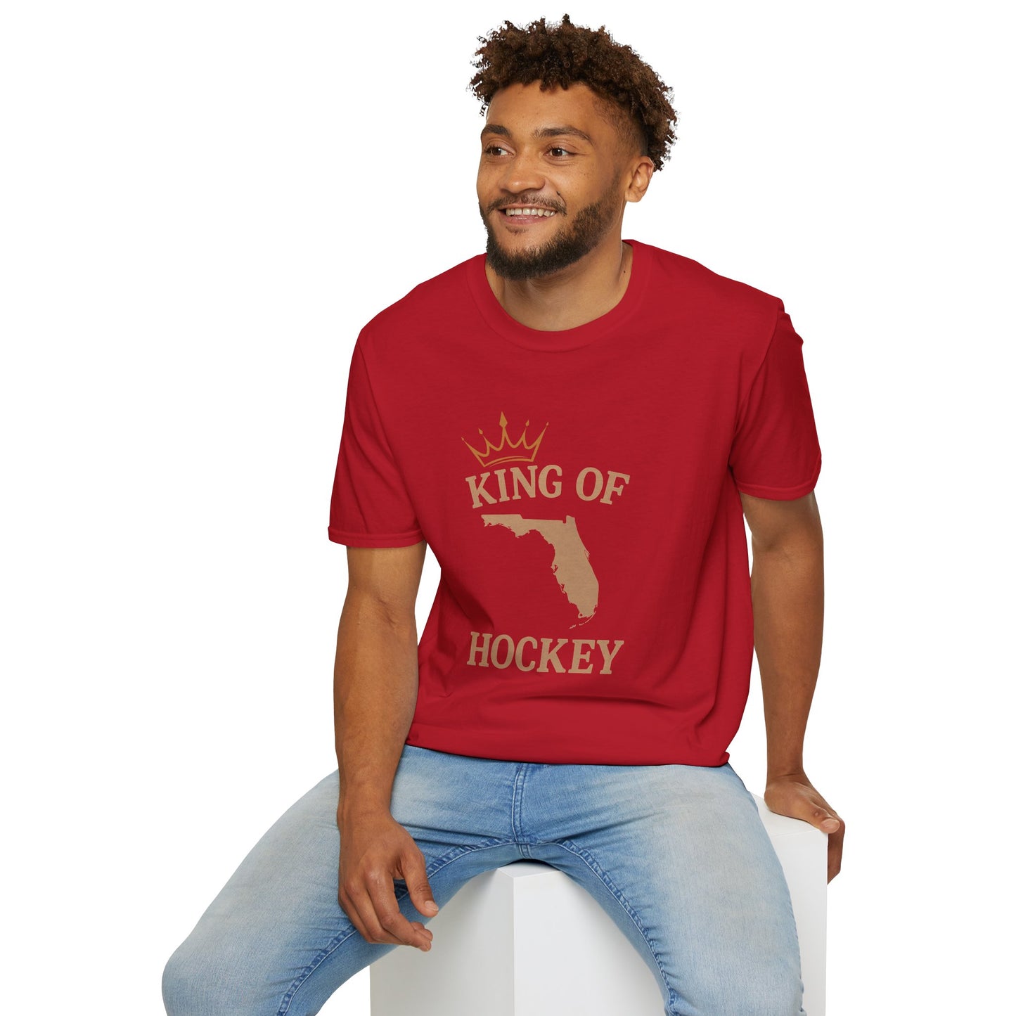 King of Hockey – Florida Hockey Fan Tee 🏆 | Unisex Softstyle Shirt